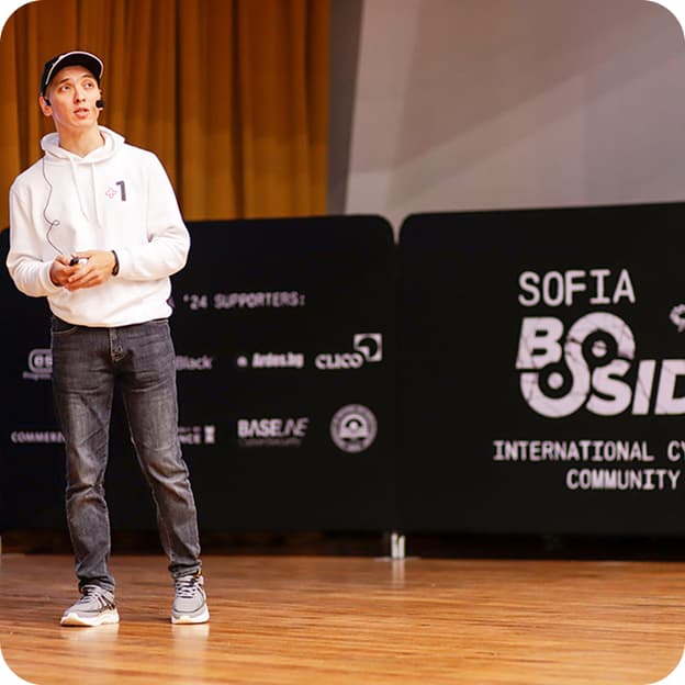 BSides Sofia, on stage